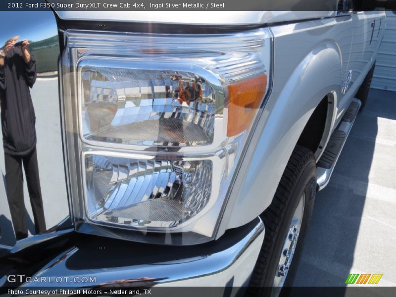 Ingot Silver Metallic / Steel 2012 Ford F350 Super Duty XLT Crew Cab 4x4