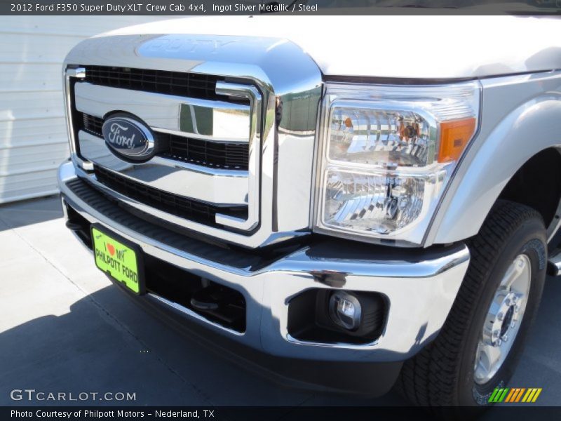 Ingot Silver Metallic / Steel 2012 Ford F350 Super Duty XLT Crew Cab 4x4