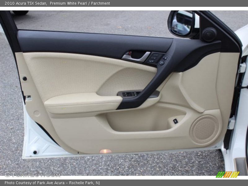 Premium White Pearl / Parchment 2010 Acura TSX Sedan