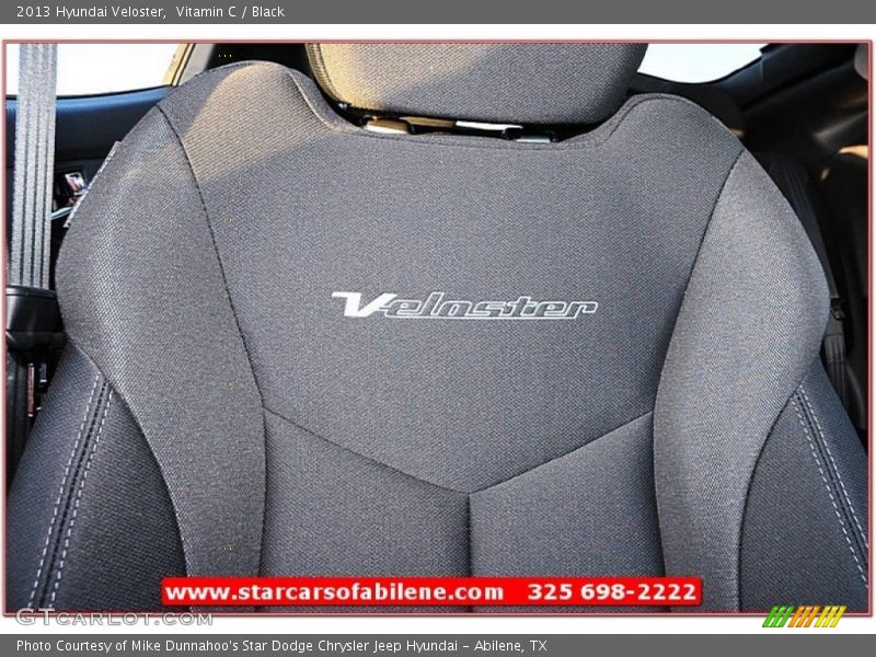 Vitamin C / Black 2013 Hyundai Veloster