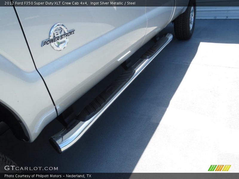 Ingot Silver Metallic / Steel 2012 Ford F350 Super Duty XLT Crew Cab 4x4
