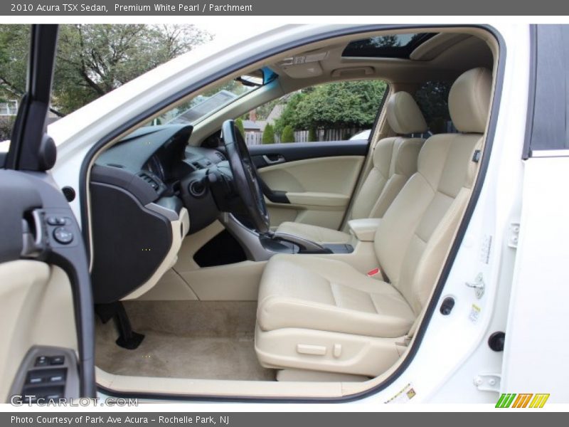 Premium White Pearl / Parchment 2010 Acura TSX Sedan