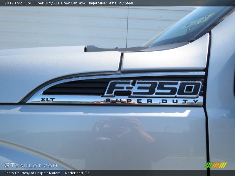 Ingot Silver Metallic / Steel 2012 Ford F350 Super Duty XLT Crew Cab 4x4