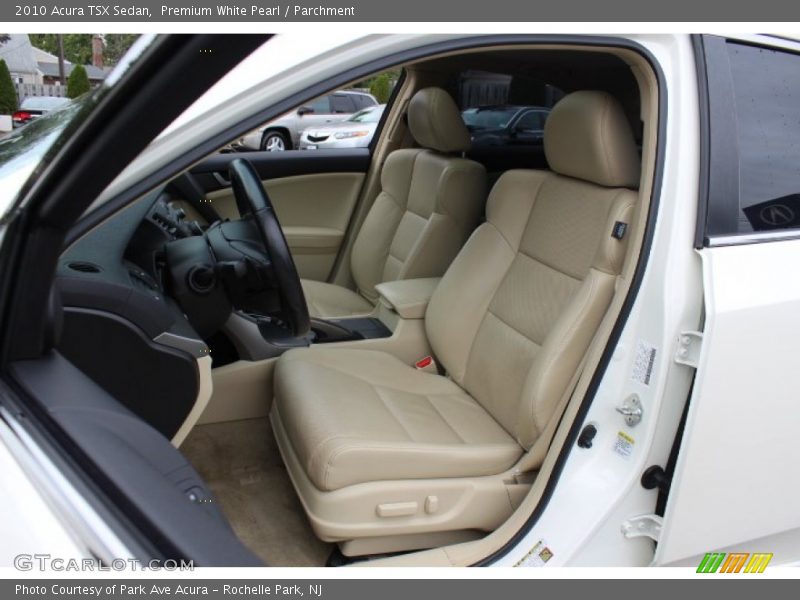 Premium White Pearl / Parchment 2010 Acura TSX Sedan
