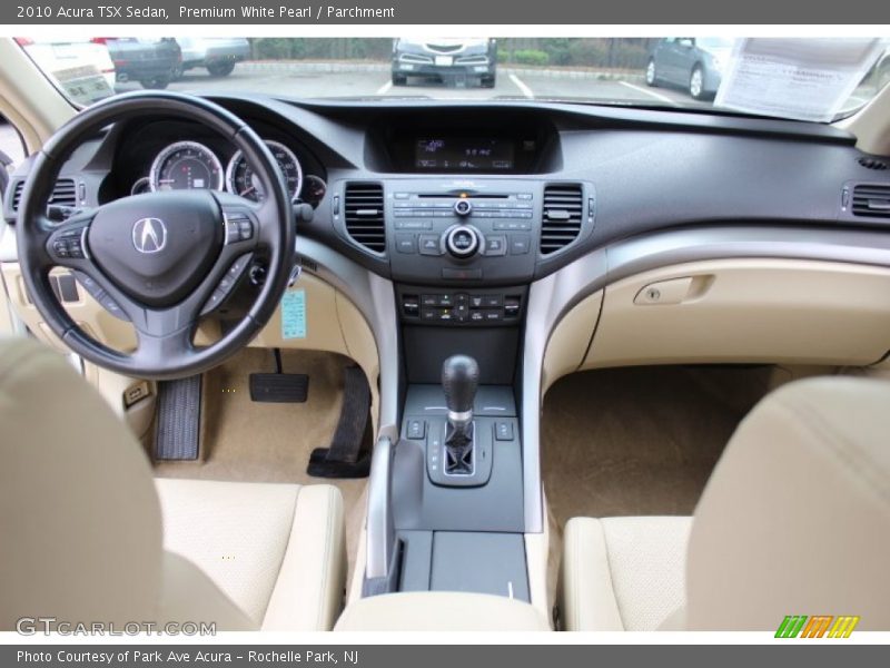 Premium White Pearl / Parchment 2010 Acura TSX Sedan