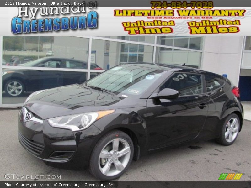 Ultra Black / Black 2013 Hyundai Veloster