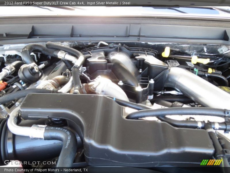 Ingot Silver Metallic / Steel 2012 Ford F350 Super Duty XLT Crew Cab 4x4