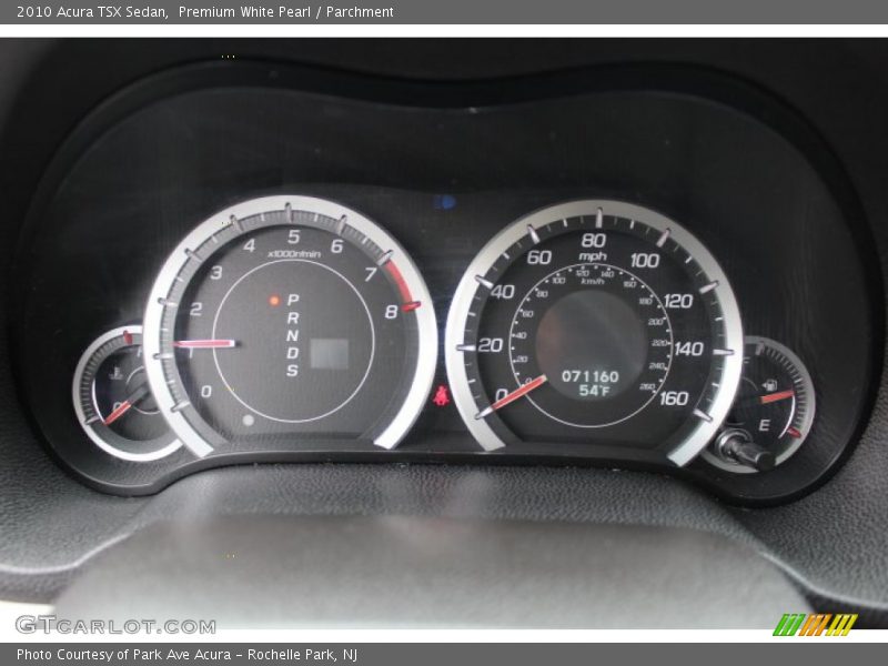 Premium White Pearl / Parchment 2010 Acura TSX Sedan