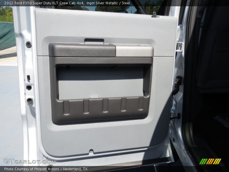 Ingot Silver Metallic / Steel 2012 Ford F350 Super Duty XLT Crew Cab 4x4