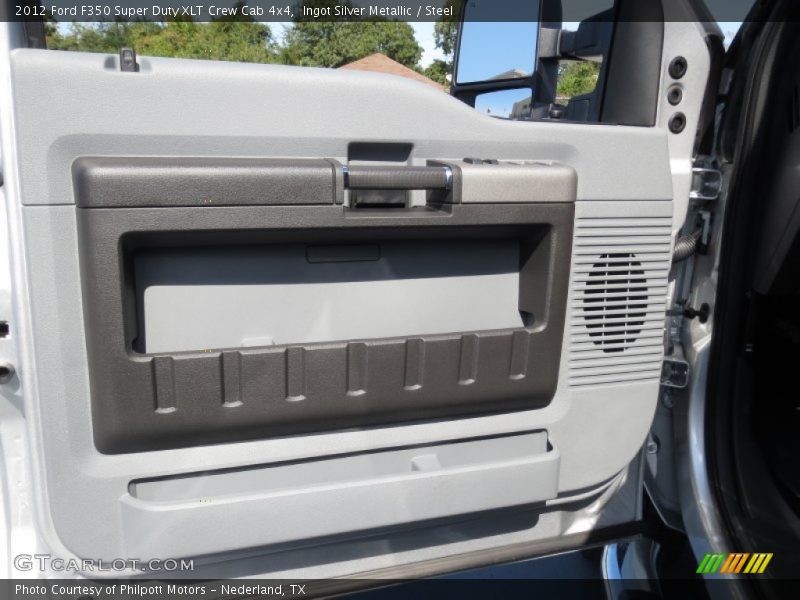 Ingot Silver Metallic / Steel 2012 Ford F350 Super Duty XLT Crew Cab 4x4