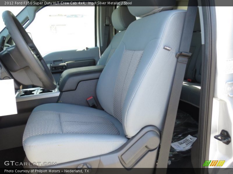 Ingot Silver Metallic / Steel 2012 Ford F350 Super Duty XLT Crew Cab 4x4