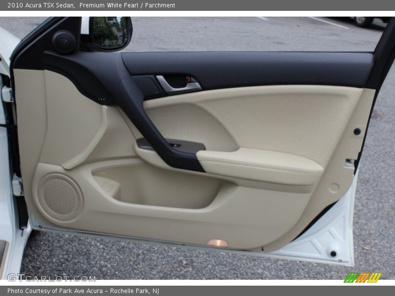 Premium White Pearl / Parchment 2010 Acura TSX Sedan