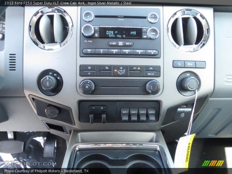 Ingot Silver Metallic / Steel 2012 Ford F350 Super Duty XLT Crew Cab 4x4