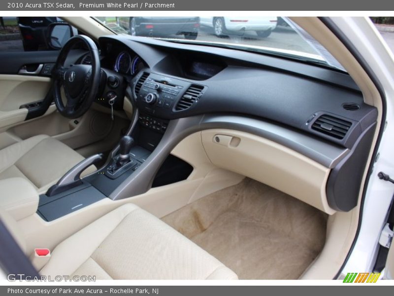 Premium White Pearl / Parchment 2010 Acura TSX Sedan