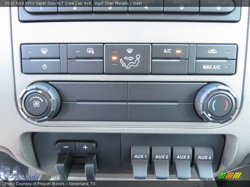 Ingot Silver Metallic / Steel 2012 Ford F350 Super Duty XLT Crew Cab 4x4