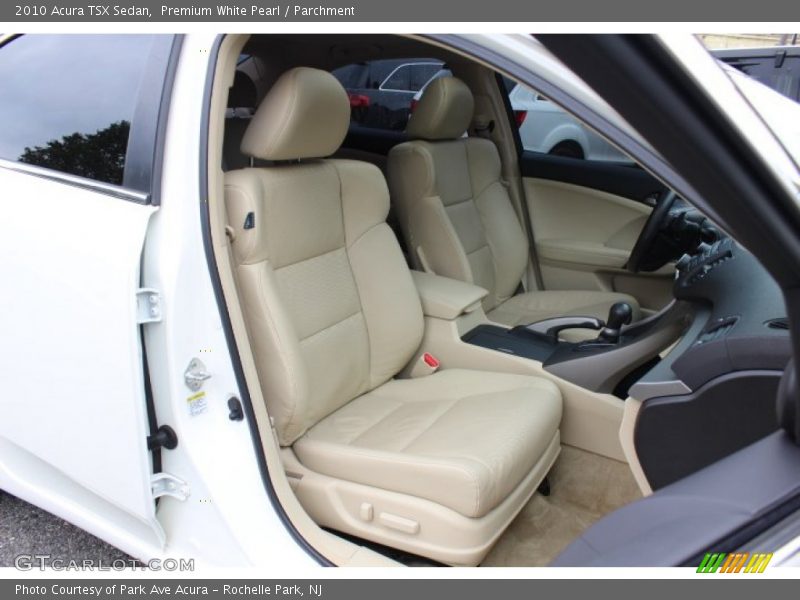Premium White Pearl / Parchment 2010 Acura TSX Sedan