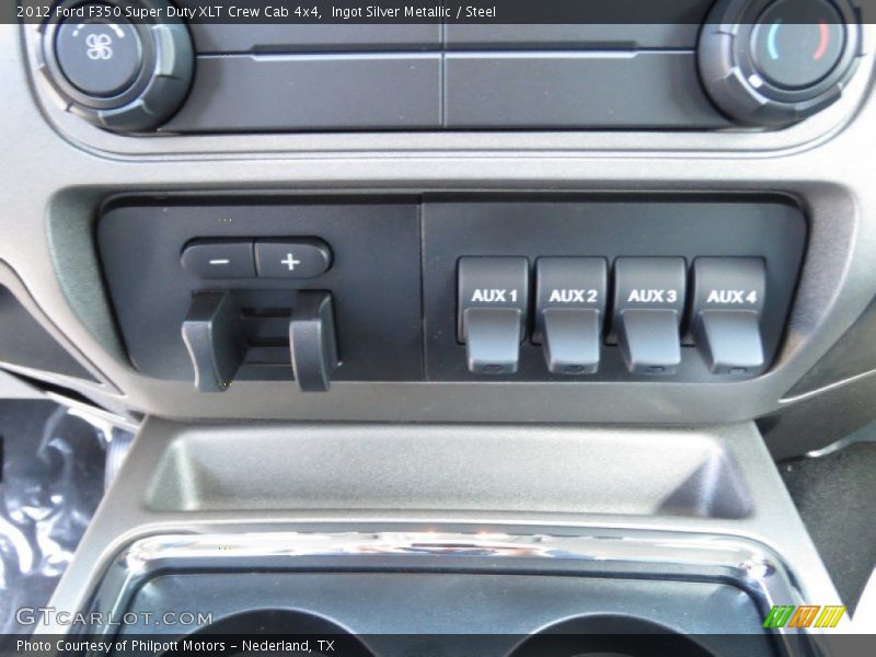 Ingot Silver Metallic / Steel 2012 Ford F350 Super Duty XLT Crew Cab 4x4
