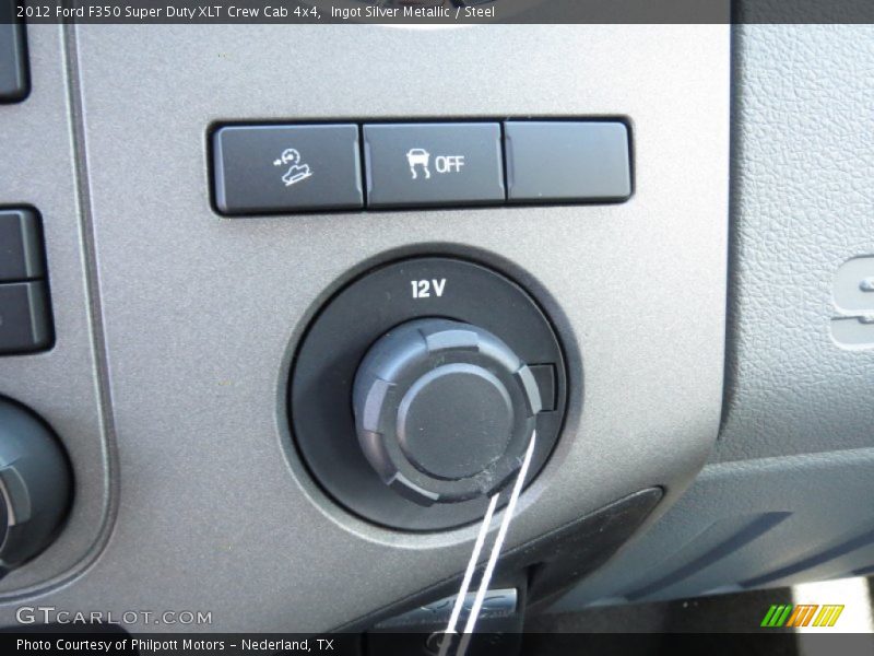 Ingot Silver Metallic / Steel 2012 Ford F350 Super Duty XLT Crew Cab 4x4