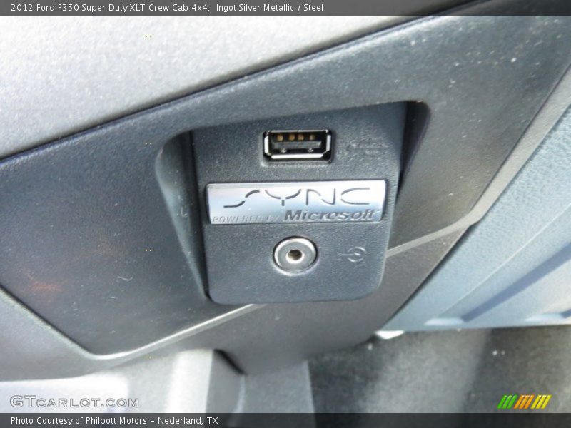 Ingot Silver Metallic / Steel 2012 Ford F350 Super Duty XLT Crew Cab 4x4
