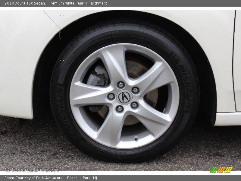 Premium White Pearl / Parchment 2010 Acura TSX Sedan