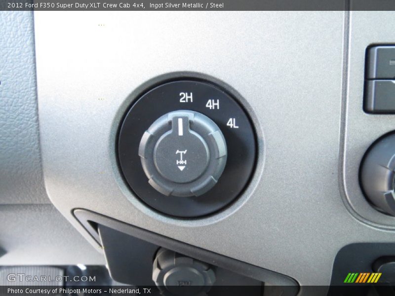 Ingot Silver Metallic / Steel 2012 Ford F350 Super Duty XLT Crew Cab 4x4