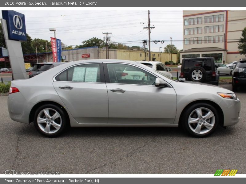 Palladium Metallic / Ebony 2010 Acura TSX Sedan