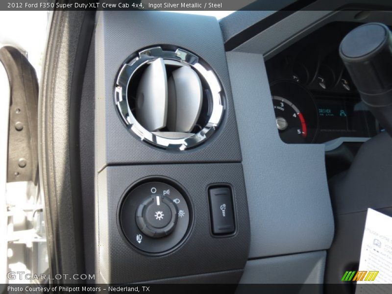 Ingot Silver Metallic / Steel 2012 Ford F350 Super Duty XLT Crew Cab 4x4