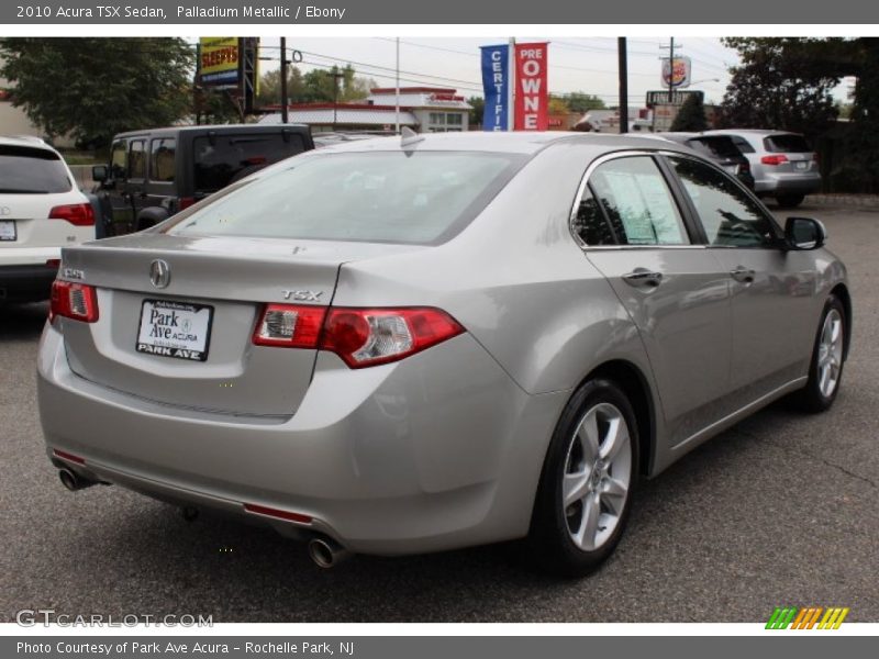 Palladium Metallic / Ebony 2010 Acura TSX Sedan