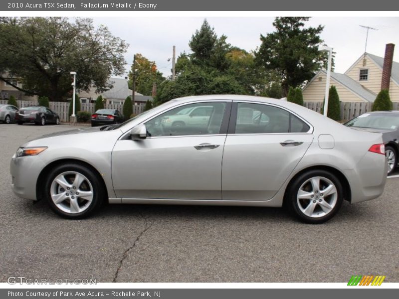 Palladium Metallic / Ebony 2010 Acura TSX Sedan