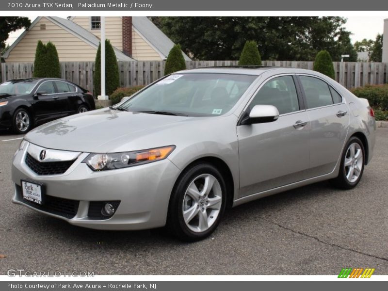 Palladium Metallic / Ebony 2010 Acura TSX Sedan