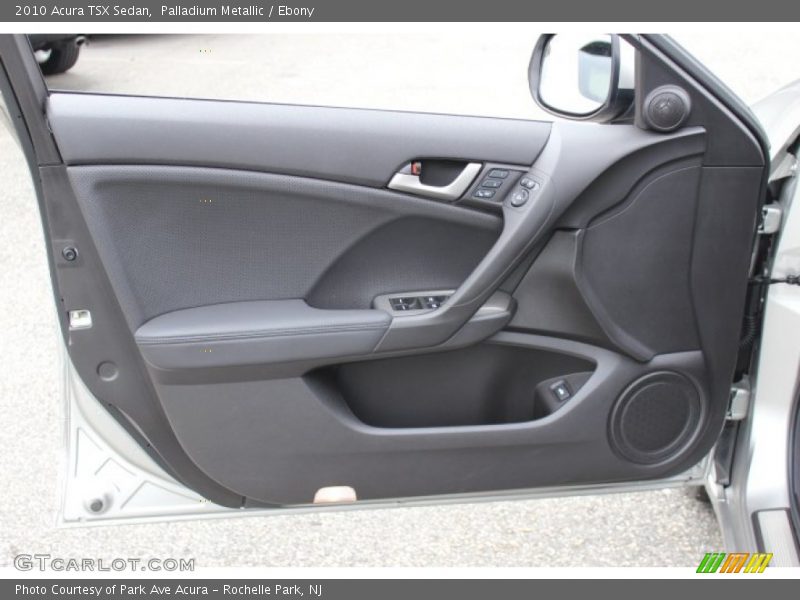 Palladium Metallic / Ebony 2010 Acura TSX Sedan