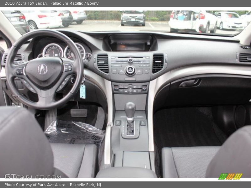 Palladium Metallic / Ebony 2010 Acura TSX Sedan