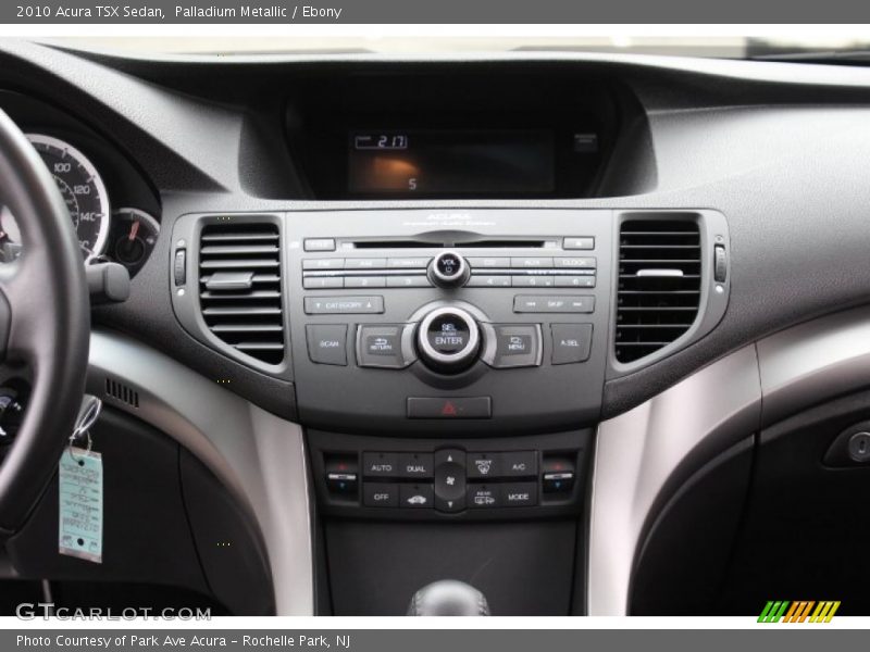 Palladium Metallic / Ebony 2010 Acura TSX Sedan