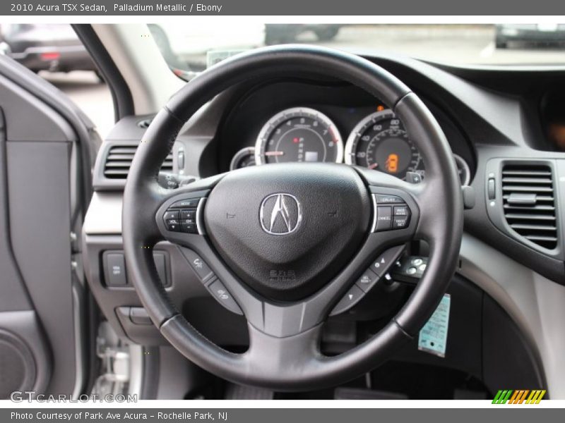 Palladium Metallic / Ebony 2010 Acura TSX Sedan