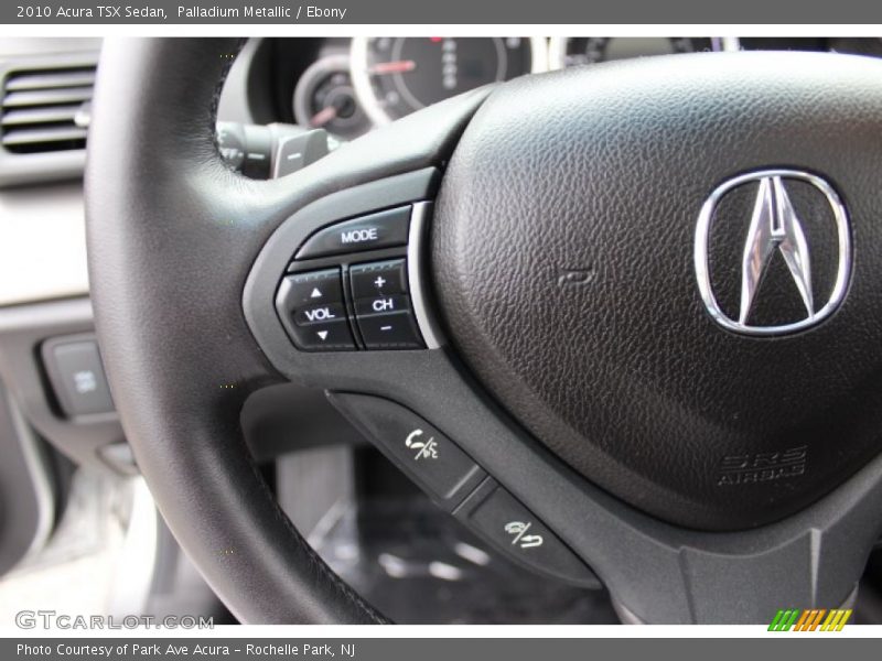 Palladium Metallic / Ebony 2010 Acura TSX Sedan