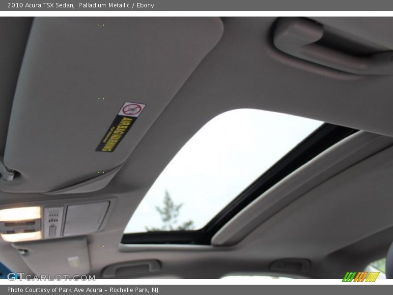 Palladium Metallic / Ebony 2010 Acura TSX Sedan