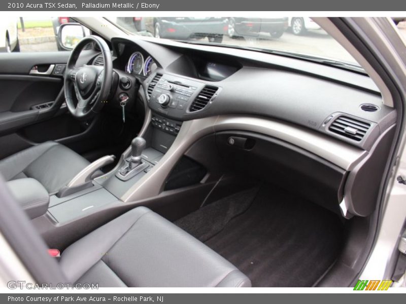 Palladium Metallic / Ebony 2010 Acura TSX Sedan
