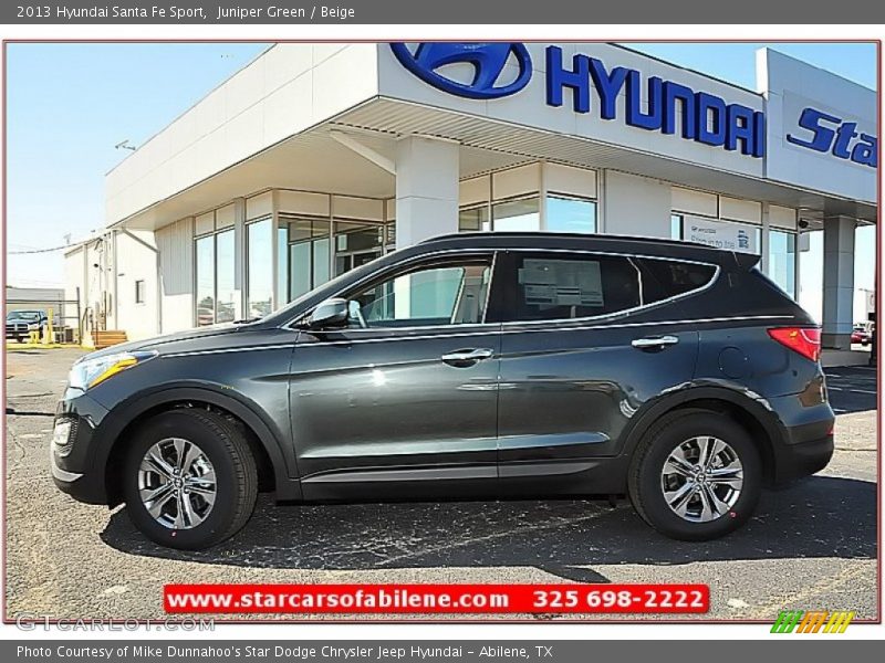 Juniper Green / Beige 2013 Hyundai Santa Fe Sport