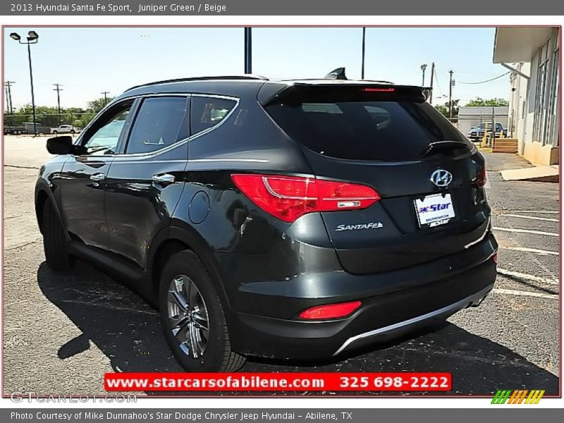 Juniper Green / Beige 2013 Hyundai Santa Fe Sport