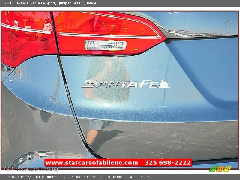 Juniper Green / Beige 2013 Hyundai Santa Fe Sport