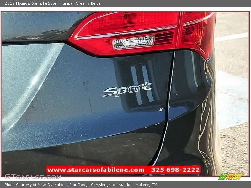 Juniper Green / Beige 2013 Hyundai Santa Fe Sport