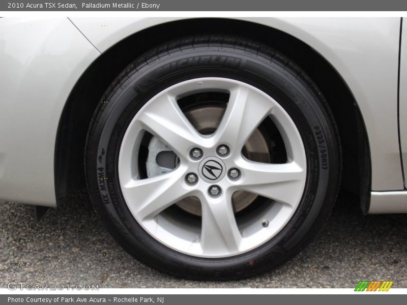 Palladium Metallic / Ebony 2010 Acura TSX Sedan
