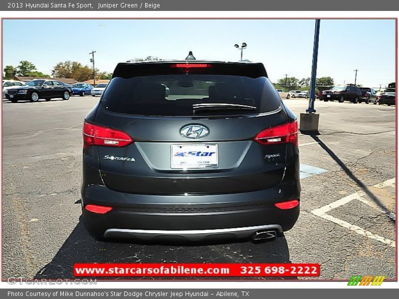 Juniper Green / Beige 2013 Hyundai Santa Fe Sport