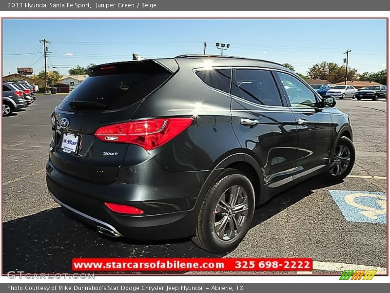 Juniper Green / Beige 2013 Hyundai Santa Fe Sport