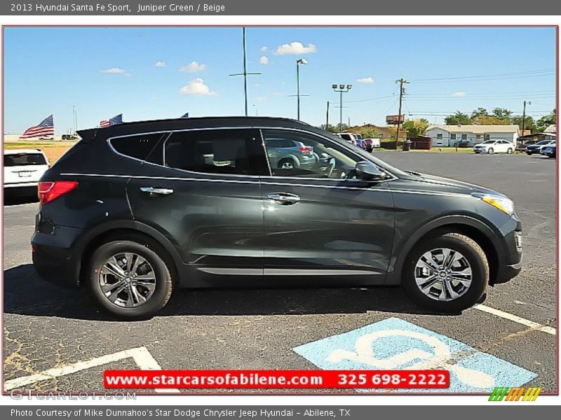 Juniper Green / Beige 2013 Hyundai Santa Fe Sport