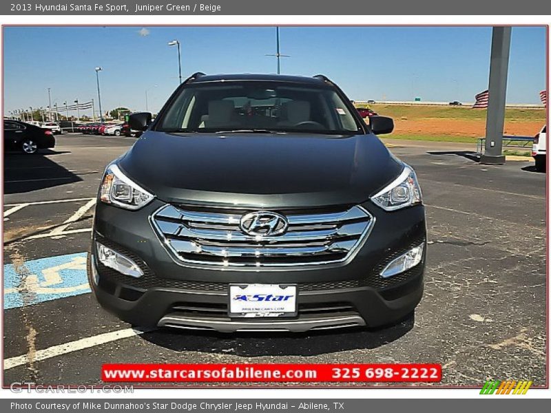 Juniper Green / Beige 2013 Hyundai Santa Fe Sport