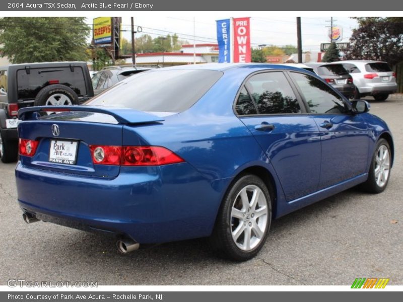 Arctic Blue Pearl / Ebony 2004 Acura TSX Sedan