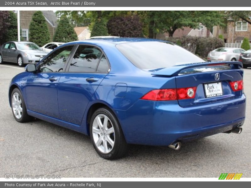 Arctic Blue Pearl / Ebony 2004 Acura TSX Sedan