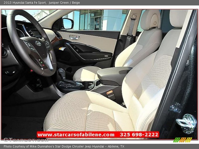 Juniper Green / Beige 2013 Hyundai Santa Fe Sport