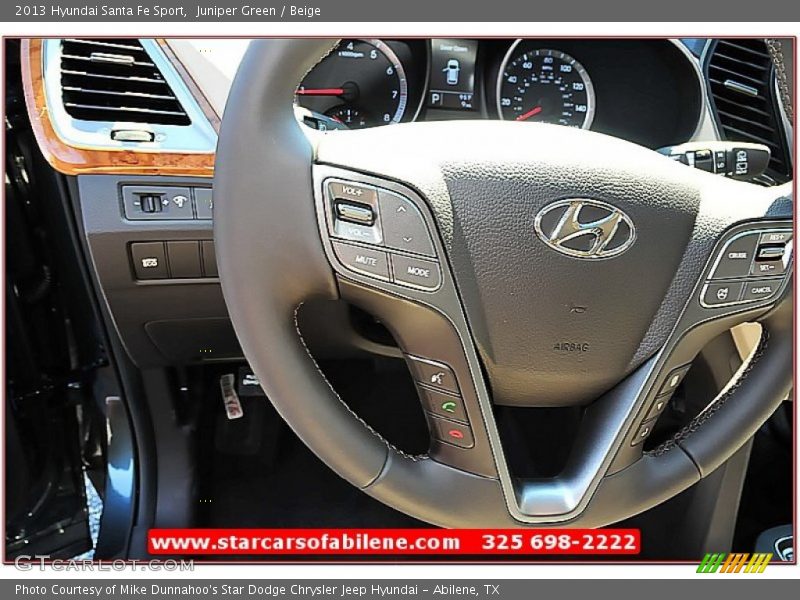 Juniper Green / Beige 2013 Hyundai Santa Fe Sport